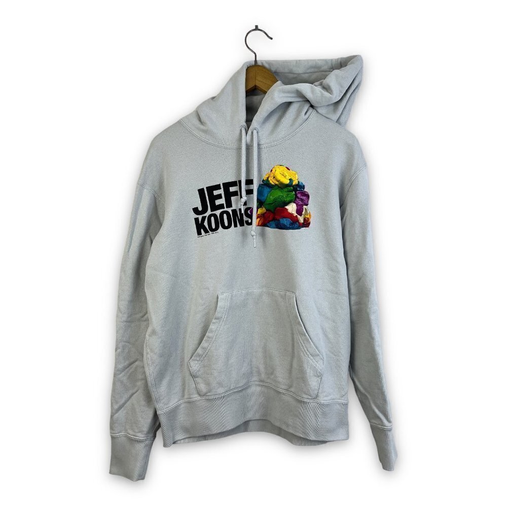 Jeff Koons Play Doh x Uniqlo Sz S Pullover Hoodie Hooded Sweatshirt Art Collab